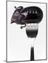 Aubergine on Fork-Martina Schindler-Mounted Photographic Print