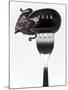 Aubergine on Fork-Martina Schindler-Mounted Photographic Print