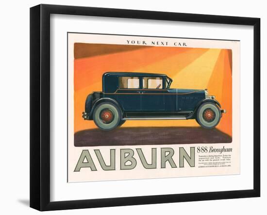 Aubern, Magazine Advertisement, USA, 1926-null-Framed Giclee Print