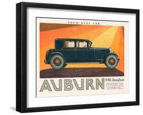 Aubern, Magazine Advertisement, USA, 1926-null-Framed Giclee Print