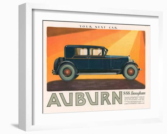 Aubern, Magazine Advertisement, USA, 1926-null-Framed Giclee Print