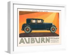 Aubern, Magazine Advertisement, USA, 1926-null-Framed Giclee Print