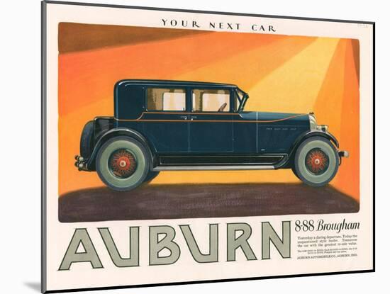 Aubern, Magazine Advertisement, USA, 1926-null-Mounted Giclee Print