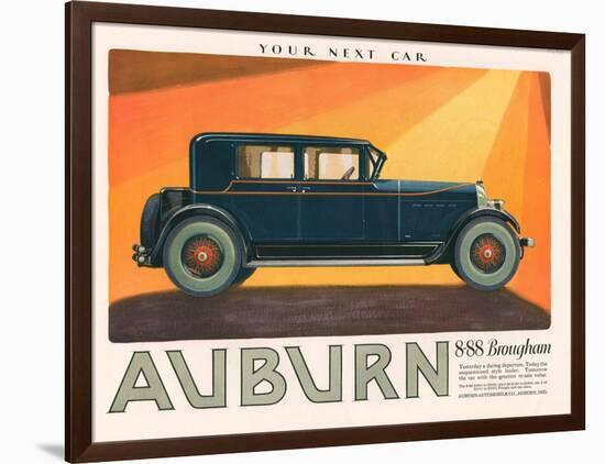 Aubern, Magazine Advertisement, USA, 1926-null-Framed Giclee Print