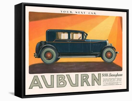 Aubern, Magazine Advertisement, USA, 1926-null-Framed Stretched Canvas