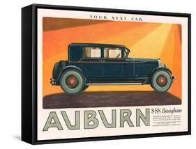 Aubern, Magazine Advertisement, USA, 1926-null-Framed Stretched Canvas