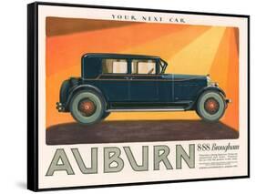 Aubern, Magazine Advertisement, USA, 1926-null-Framed Stretched Canvas