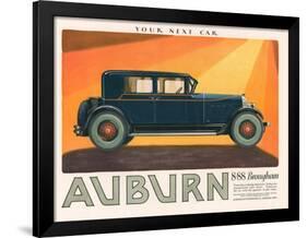 Aubern, Magazine Advertisement, USA, 1926-null-Framed Giclee Print