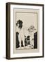 Aubrey Beardsley drawing from a Book of Fifty Drawings, 1897 drawing-Aubrey Beardsley-Framed Giclee Print