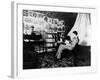 Aubrey Beardsley in the Cosmopolitan Hotel, Menton, France, 1898-null-Framed Photographic Print