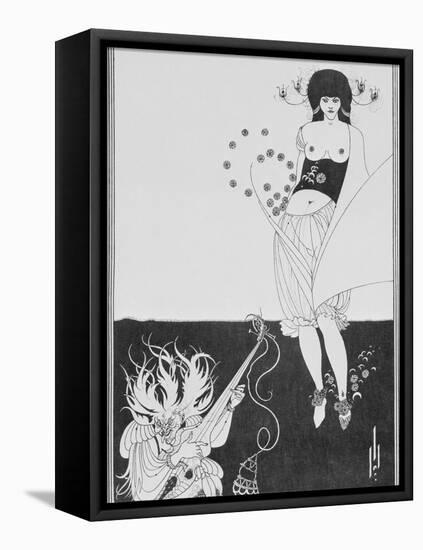 Aubrey Beardsley's Drawings-Aubrey Beardsley-Framed Stretched Canvas