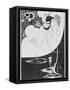 Aubrey Beardsley's Drawings-Aubrey Beardsley-Framed Stretched Canvas