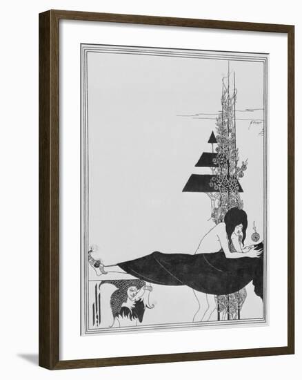 Aubrey Beardsley's Drawings-Aubrey Beardsley-Framed Giclee Print