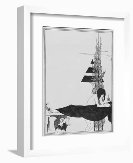 Aubrey Beardsley's Drawings-Aubrey Beardsley-Framed Giclee Print