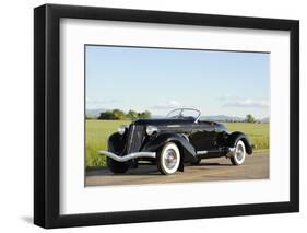 Auburn 852 SC Speedster 1936-Simon Clay-Framed Photographic Print