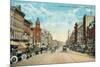 Auburn, New York - Eastern View Down Genesee Street-Lantern Press-Mounted Art Print