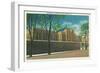 Auburn, New York - Entrance View to the Auburn Prison-Lantern Press-Framed Art Print