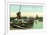 Auburn, New York - Owasco Outlet at Lakeside Park-Lantern Press-Framed Art Print