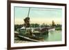 Auburn, New York - Owasco Outlet at Lakeside Park-Lantern Press-Framed Art Print