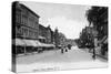 Auburn, New York - View Down Genesee Street-Lantern Press-Stretched Canvas