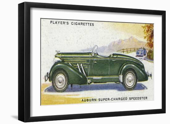 Auburn Speedster-null-Framed Art Print