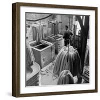 Aubusson Tapestry Weaving in France, 1946-David Scherman-Framed Photographic Print