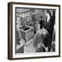 Aubusson Tapestry Weaving in France, 1946-David Scherman-Framed Photographic Print