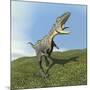 Aucasaurus Dinosaur Bellows a Loud Roar-null-Mounted Art Print