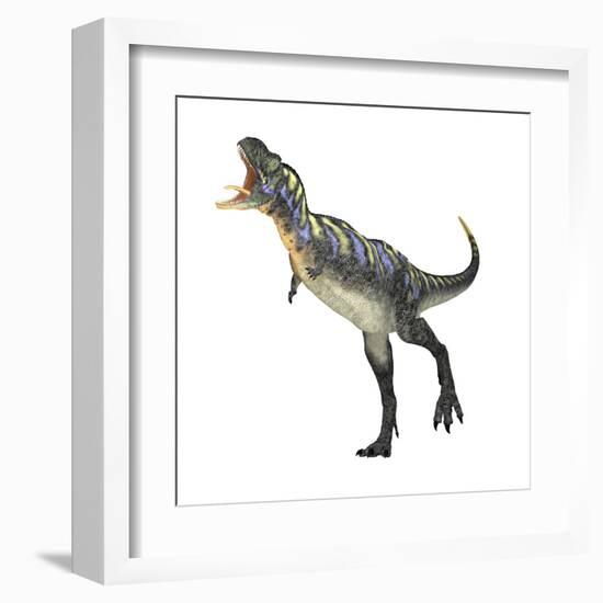 Aucasaurus Dinosaur-null-Framed Art Print