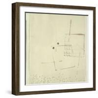 Auch Hier Ein Gesicht, 1935-Paul Klee-Framed Giclee Print