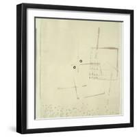 Auch Hier Ein Gesicht, 1935-Paul Klee-Framed Giclee Print