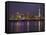 Auckland Cbd, Skytower and Waitemata Harbor, North Island, New Zealand-David Wall-Framed Stretched Canvas