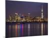 Auckland Cbd, Skytower and Waitemata Harbor, North Island, New Zealand-David Wall-Mounted Photographic Print