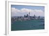 Auckland City Skyline and Auckland Harbour Seen from Devenport, North Island, New Zealand, Pacific-Matthew Williams-Ellis-Framed Photographic Print