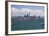 Auckland City Skyline and Auckland Harbour Seen from Devenport, North Island, New Zealand, Pacific-Matthew Williams-Ellis-Framed Photographic Print