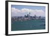 Auckland City Skyline and Auckland Harbour Seen from Devenport, North Island, New Zealand, Pacific-Matthew Williams-Ellis-Framed Photographic Print