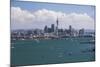 Auckland City Skyline and Auckland Harbour Seen from Devenport, North Island, New Zealand, Pacific-Matthew Williams-Ellis-Mounted Photographic Print