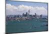 Auckland City Skyline and Auckland Harbour Seen from Devenport, North Island, New Zealand, Pacific-Matthew Williams-Ellis-Mounted Photographic Print