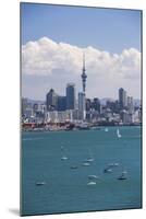 Auckland City Skyline and Auckland Harbour Seen from Devenport, North Island, New Zealand, Pacific-Matthew Williams-Ellis-Mounted Photographic Print