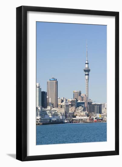 Auckland City Skyline, North Island, New Zealand, Pacific-Matthew Williams-Ellis-Framed Photographic Print