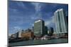 Auckland Ferry Terminal, and historic Ferry Building, Auckland waterfront, North Island, New Zealan-David Wall-Mounted Photographic Print