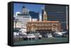 Auckland Ferry Terminal, Auckland, North Island, New Zealand, Pacific-Matthew Williams-Ellis-Framed Stretched Canvas