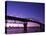 Auckland Harbour Bridge and Hauraki Gulf, Auckland, North Island, New Zealand-null-Stretched Canvas