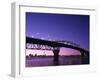 Auckland Harbour Bridge and Hauraki Gulf, Auckland, North Island, New Zealand-null-Framed Premium Photographic Print