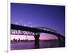 Auckland Harbour Bridge and Hauraki Gulf, Auckland, North Island, New Zealand-null-Framed Photographic Print