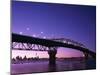 Auckland Harbour Bridge and Hauraki Gulf, Auckland, North Island, New Zealand-null-Mounted Photographic Print