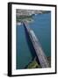 Auckland Harbour Bridge and Waitemata Harbour, Auckland, North Island, New Zealand-David Wall-Framed Photographic Print