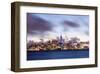 Auckland Skyline New Zealand-null-Framed Art Print