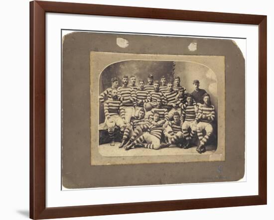 Auckland Touring Team, 1883-Wrigglesworth and Binns-Framed Giclee Print