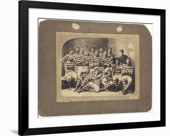 Auckland Touring Team, 1883-Wrigglesworth and Binns-Framed Giclee Print